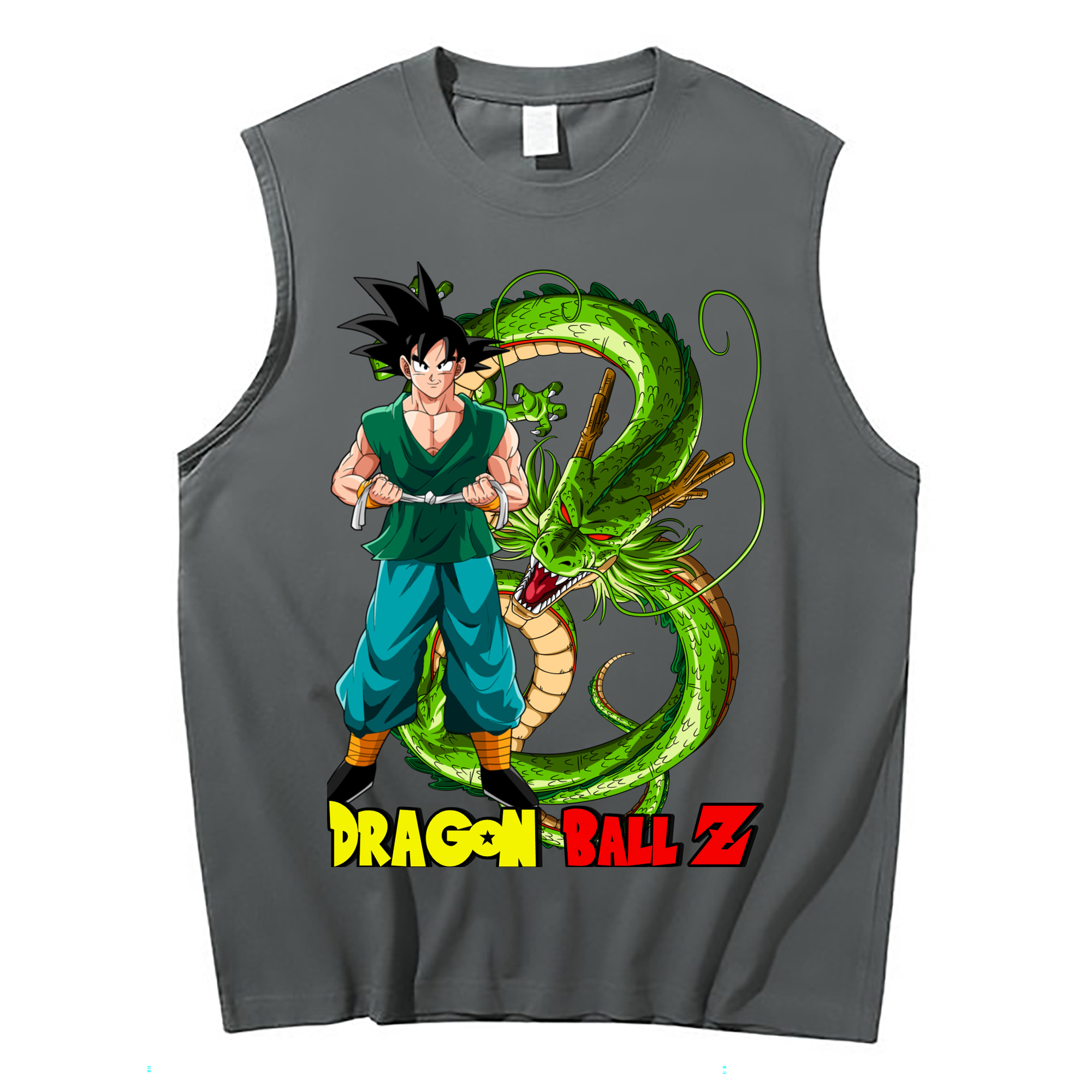 （画像用） ドラゴンボール 孫悟空（そん ごくう）Son Goku カカロット DRAGON BALL Kakarotto コットン100％タンクトップ（フロントプリント）